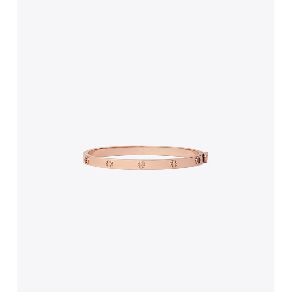 Tory Burch Miller Stud Icon Rose Gold Bracelet / NWT w/ Dustbag / MSRP $190